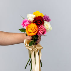 Bunch of Mixed Roses 10 Flowers