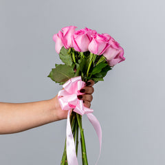Bunch of Pink Rose 10 Flowers