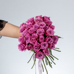 Bunch of Purple Roses 30 Flowers