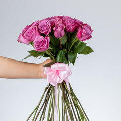 Bunch of Purple Roses 30 Flowers