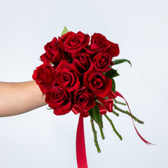 Bunch of Red Roses 10 Flowers