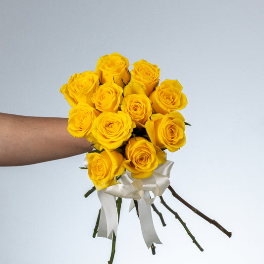 Bunch of Yellow Rose 10 Flowers