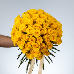 Bunch of Yellow Rose 50 Flowers