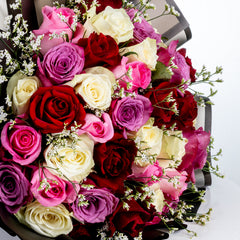 Elegant Mixed Rose Bouquet