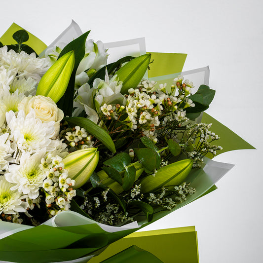 Premium Flower Arrangement White
