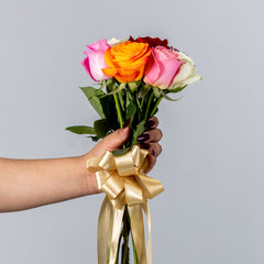 Bunch of Mixed Roses 10 Flowers
