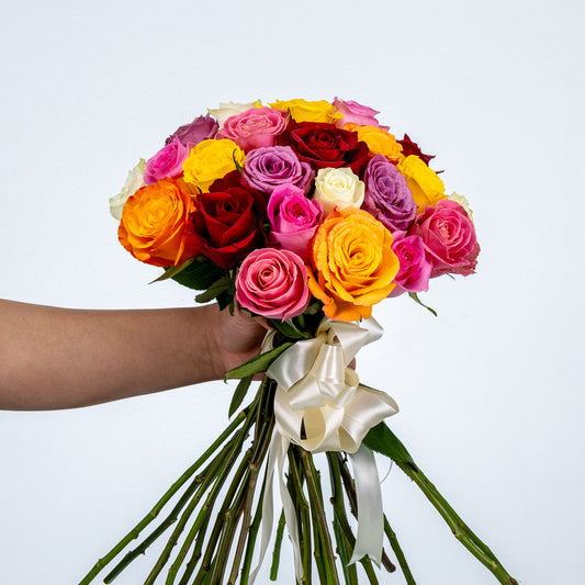 Bunch of Mixed Roses 30 Flowers
