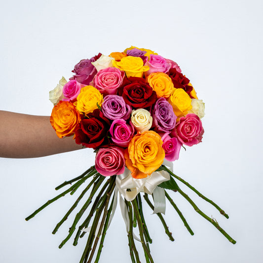 Bunch of Mixed Roses 30 Flowers