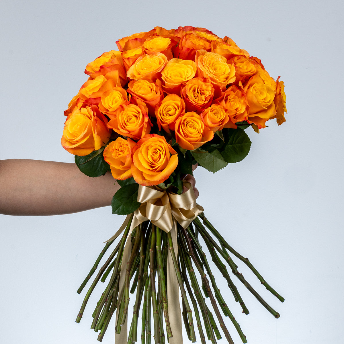 Bunch of Orange Rose 50 Flowers