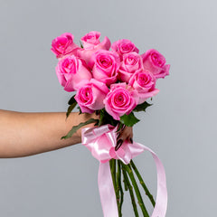 Bunch of Pink Rose 10 Flowers