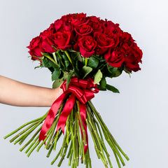 Bunch of Red Roses 50 Flowers