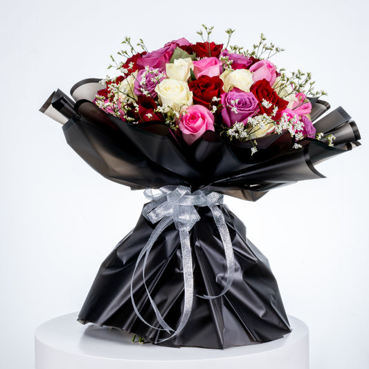 Elegant Mixed  Rose Bouquet