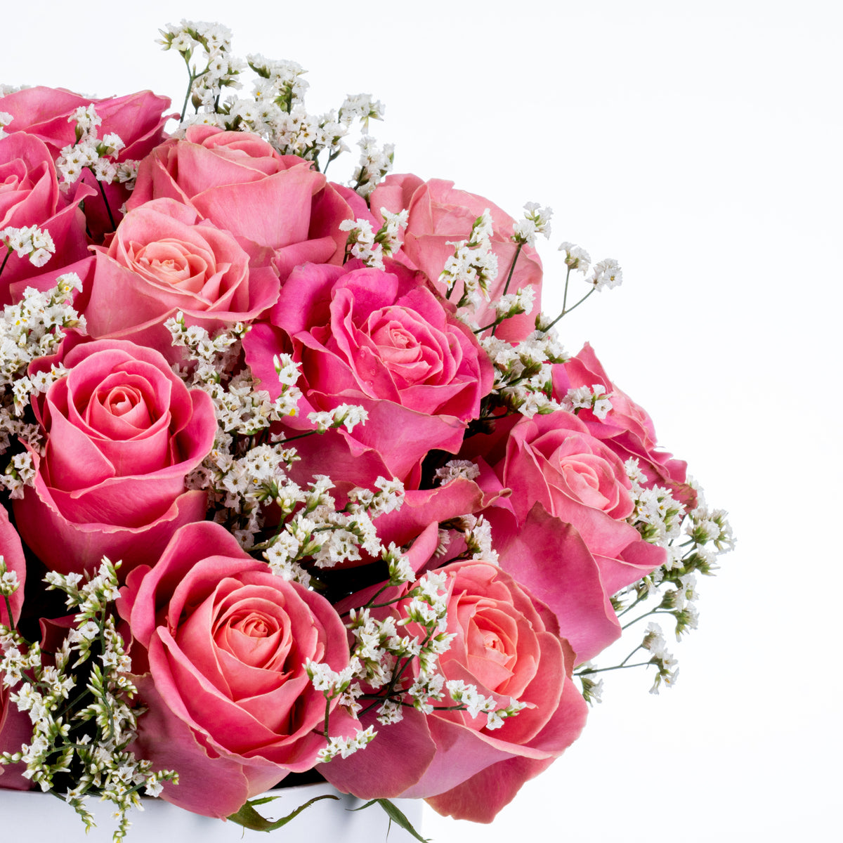 Flower in a Round Box Peach