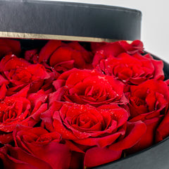 Heart shape Box Rose Arrangement Red