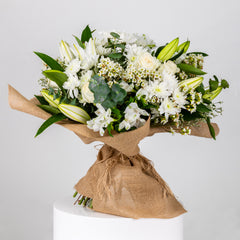 Luxury White Rose Arrangement White
