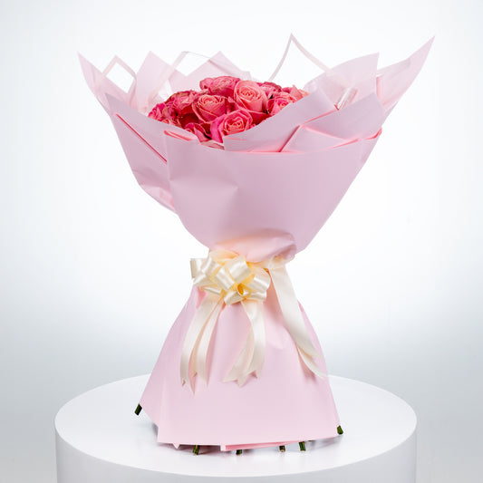 Peach Rose Bouquet