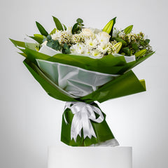 Premium Flower Arrangement White