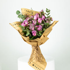 Purple Rose Arrangement