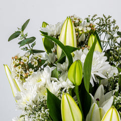 Vase Arrangement Red